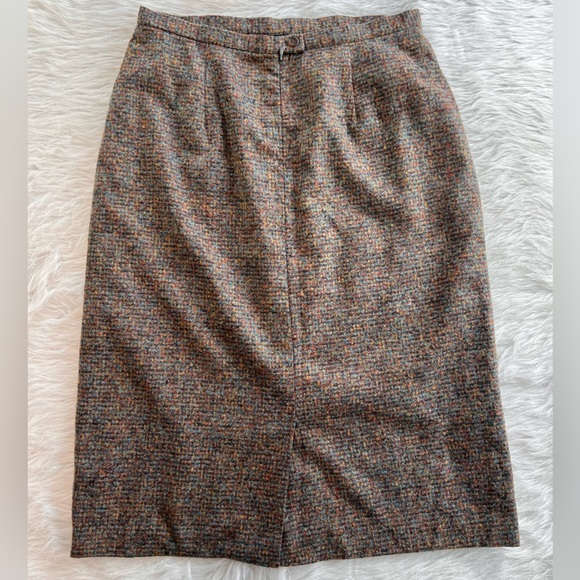 Vintage Straight MIDI Pencil Skirt Tweed 80’s 90s - Picture 2 of 11